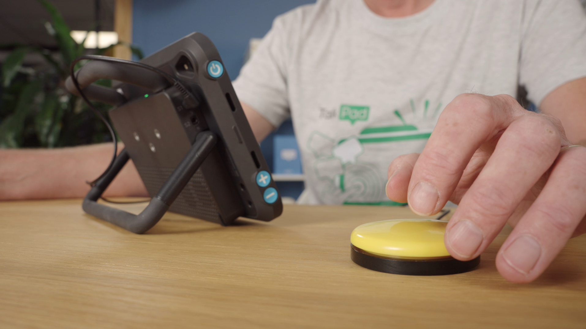 Switch access with the Talk Pad