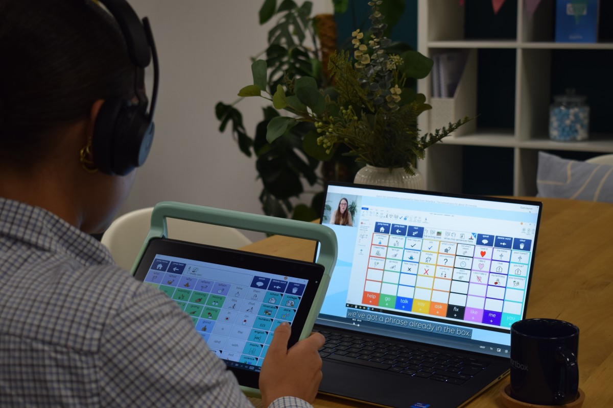 Sophie using Smartbox Hub