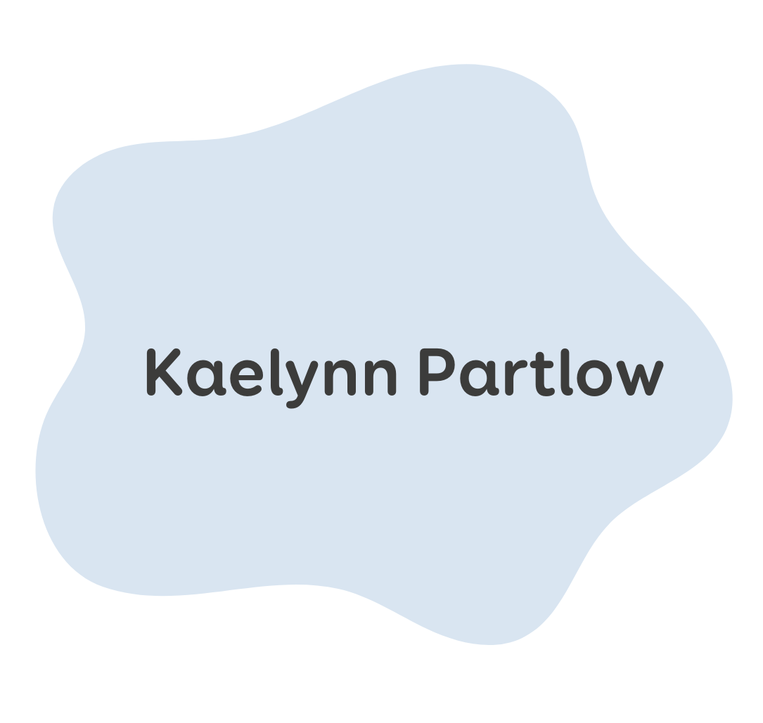 pale blue colored blob graphic with words 