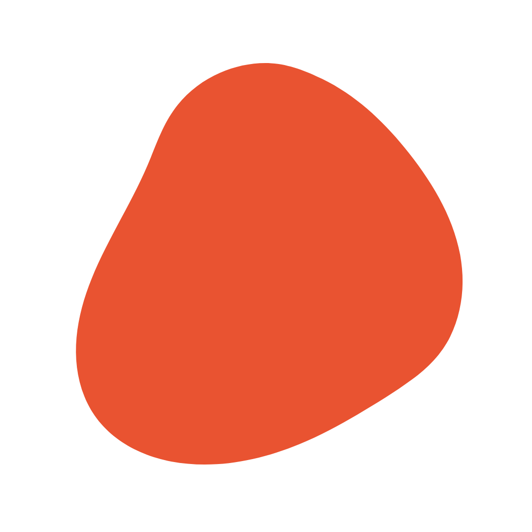 A red circle like blob.